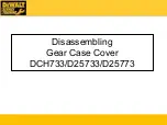 Предварительный просмотр 72 страницы DeWalt D25733 Service Training