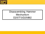 Предварительный просмотр 112 страницы DeWalt D25733 Service Training