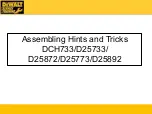 Предварительный просмотр 136 страницы DeWalt D25733 Service Training