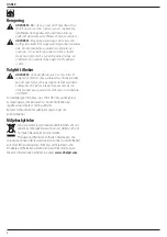 Preview for 10 page of DeWalt D25810 Original Instructions Manual