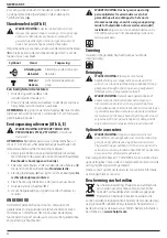 Preview for 46 page of DeWalt D25810 Original Instructions Manual