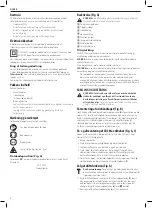 Предварительный просмотр 6 страницы DeWalt D25820 Original Instructions Manual