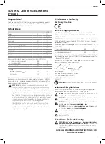 Предварительный просмотр 13 страницы DeWalt D25820 Original Instructions Manual