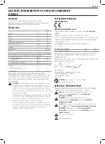 Предварительный просмотр 49 страницы DeWalt D25820 Original Instructions Manual