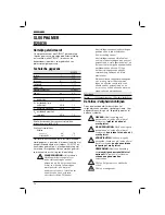 Preview for 58 page of DeWalt D25830 Original Instructions Manual