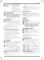 Preview for 9 page of DeWalt D25832 Original Instructions Manual