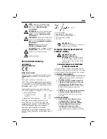 Preview for 9 page of DeWalt D25899 Original Instructions Manual