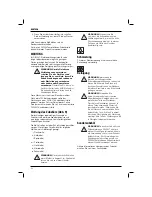 Preview for 24 page of DeWalt D25899 Original Instructions Manual