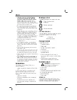 Preview for 30 page of DeWalt D25899 Original Instructions Manual