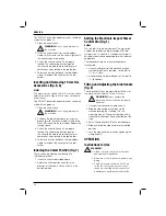 Preview for 32 page of DeWalt D25899 Original Instructions Manual