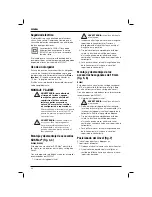 Preview for 40 page of DeWalt D25899 Original Instructions Manual