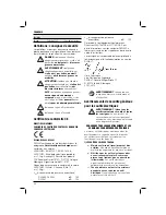 Preview for 46 page of DeWalt D25899 Original Instructions Manual