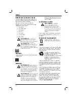 Preview for 52 page of DeWalt D25899 Original Instructions Manual