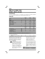 Preview for 54 page of DeWalt D25899 Original Instructions Manual