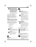 Preview for 89 page of DeWalt D25899 Original Instructions Manual