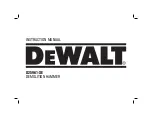 DeWalt D25961-XE Instruction Manual preview