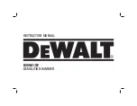 Предварительный просмотр 1 страницы DeWalt D25961-XE Instruction Manual