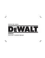 Preview for 1 page of DeWalt D25980-XE Instruction Manual