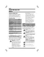 Preview for 14 page of DeWalt D26410 Original Instructions Manual