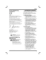 Preview for 15 page of DeWalt D26410 Original Instructions Manual