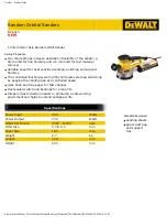 Preview for 2 page of DeWalt D26410 Service Manual