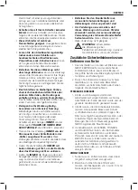 Preview for 17 page of DeWalt D26480 Instructions Manual