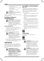 Preview for 56 page of DeWalt D26480 Instructions Manual