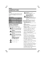 Preview for 8 page of DeWalt D271059 Original Instructions Manual