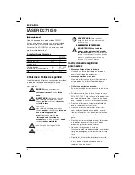 Preview for 24 page of DeWalt D271059 Original Instructions Manual