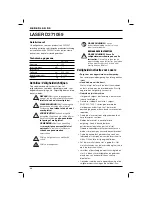 Preview for 42 page of DeWalt D271059 Original Instructions Manual