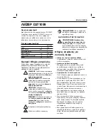 Preview for 75 page of DeWalt D271059 Original Instructions Manual