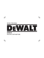 DeWalt D28000-XE Instruction Manual preview