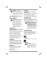 Preview for 16 page of DeWalt D28011 Original Instructions Manual