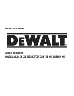 DeWalt D28108-XE Instruction Manual preview