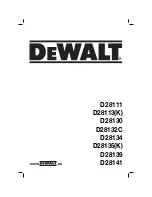 DeWalt D28111 Manual предпросмотр