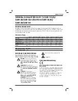 Preview for 15 page of DeWalt D28111 Manual