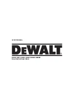 Preview for 1 page of DeWalt D28113 Instruction Manual