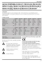 Предварительный просмотр 77 страницы DeWalt D28127 Instructions Manual