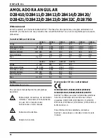 Предварительный просмотр 28 страницы DeWalt D28410 Original Instructions Manual