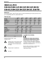 Предварительный просмотр 56 страницы DeWalt D28410 Original Instructions Manual