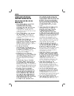 Preview for 20 page of DeWalt D28415 Original Instructions Manual