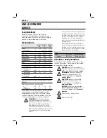 Preview for 30 page of DeWalt D28415 Original Instructions Manual