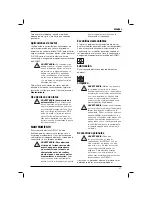 Preview for 49 page of DeWalt D28415 Original Instructions Manual