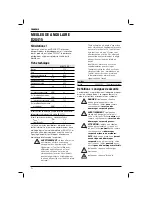 Preview for 54 page of DeWalt D28415 Original Instructions Manual