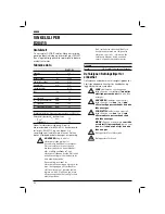 Preview for 92 page of DeWalt D28415 Original Instructions Manual