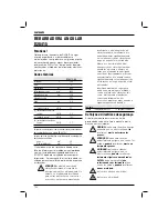 Preview for 104 page of DeWalt D28415 Original Instructions Manual