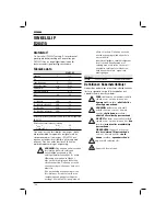 Preview for 128 page of DeWalt D28415 Original Instructions Manual