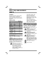 Preview for 140 page of DeWalt D28415 Original Instructions Manual