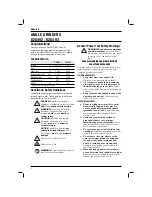 Предварительный просмотр 6 страницы DeWalt D28492 Instruction Manual