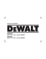 DeWalt D28495-XE Instruction Manual preview